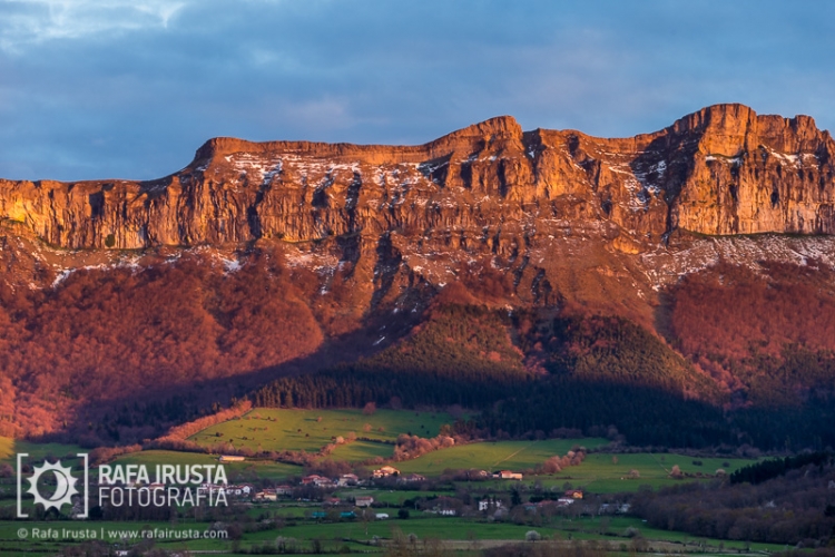 Valle de Mena sunset