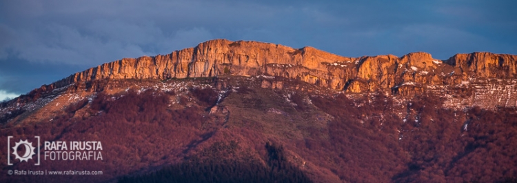 Valle de Mena sunset