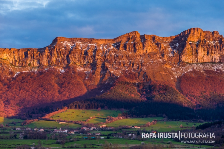 Valle de Mena sunset