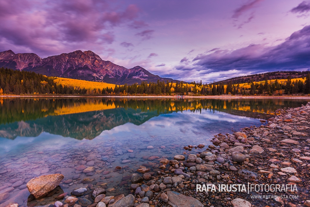 Patricia Lake and Pyramid Mountain