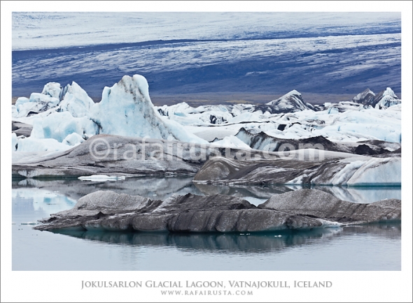 Jokulsarlon Glacial Lagoon, Vatnajokull, Iceland