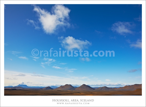 Holsfjoll, area from the east of River Jokulsa a Fjollum to the north of the main road, Iceland