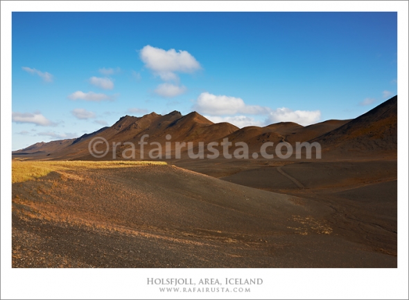 Holsfjoll, area from the east of River Jokulsa a Fjollum to the north of the main road, Iceland