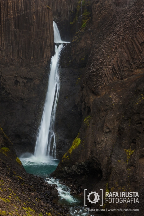 Litlanesfoss Waterfall