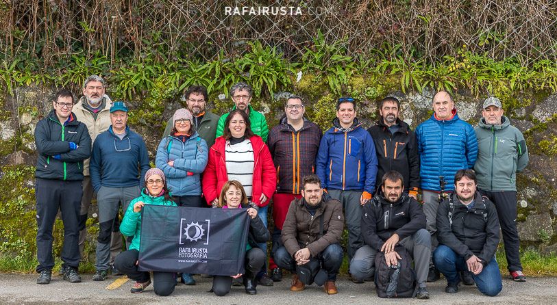 Taller Fotografía Costa Asturias marzo 2018, foto de grupo