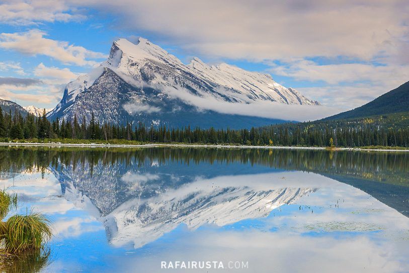 Mount Rundle and Vermillion Lake, Banff National Park, Alberta, Canada