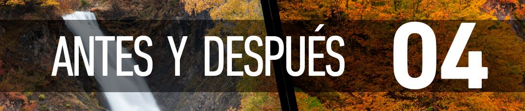 ANTES Y DESPUÉS [04]: Otoño en la cascada de Saut deth Pish