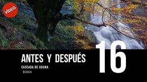 ANTES Y DESPUÉS [16]: Cascada de Uguna, Bizkaia