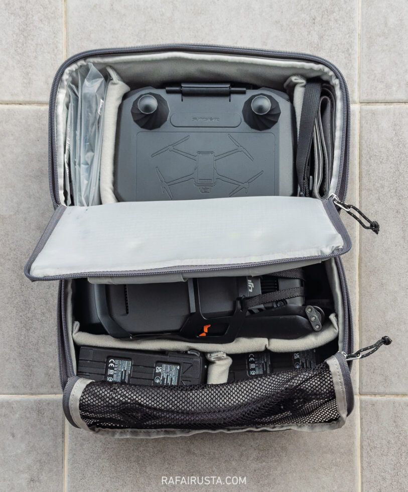 Qué lleva en la mochila Rafa Irusta, dron