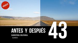 ANTES Y DESPUÉS [43]: Carretara solitaria, Islandia